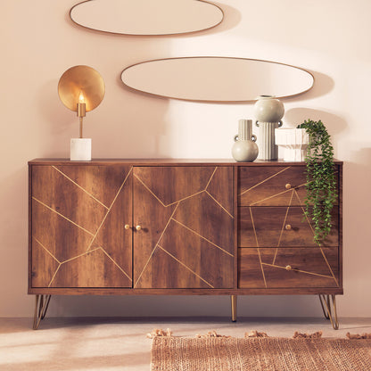 Flori Sideboard with 2 Doors and 3 Drawers