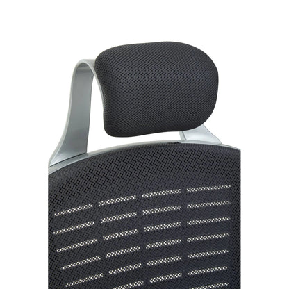 Stratford Dark Grey and Silver Home Office Chair