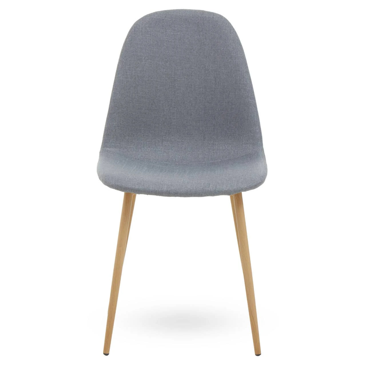 Salford Grey Fabric Dining Chair With Wood Effect Legs