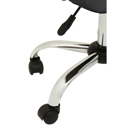Brent Grey Leather Effect Home Office Chair
