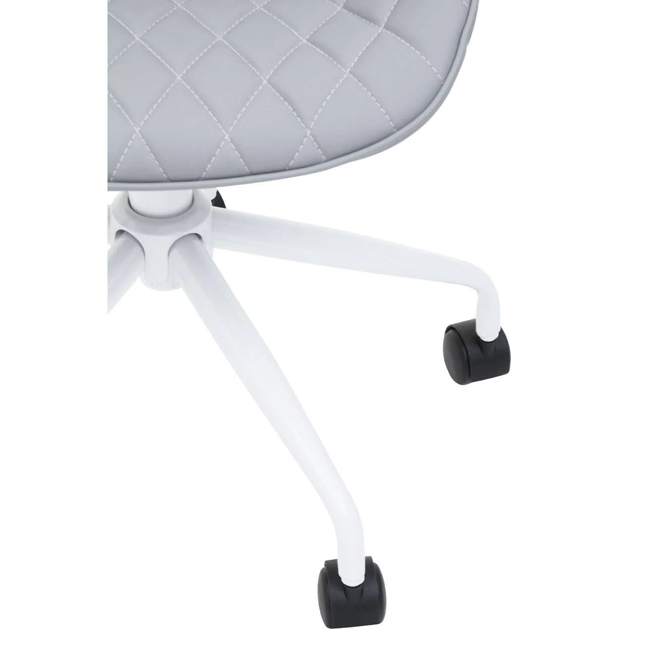 Brent Grey And White Home Office Chair