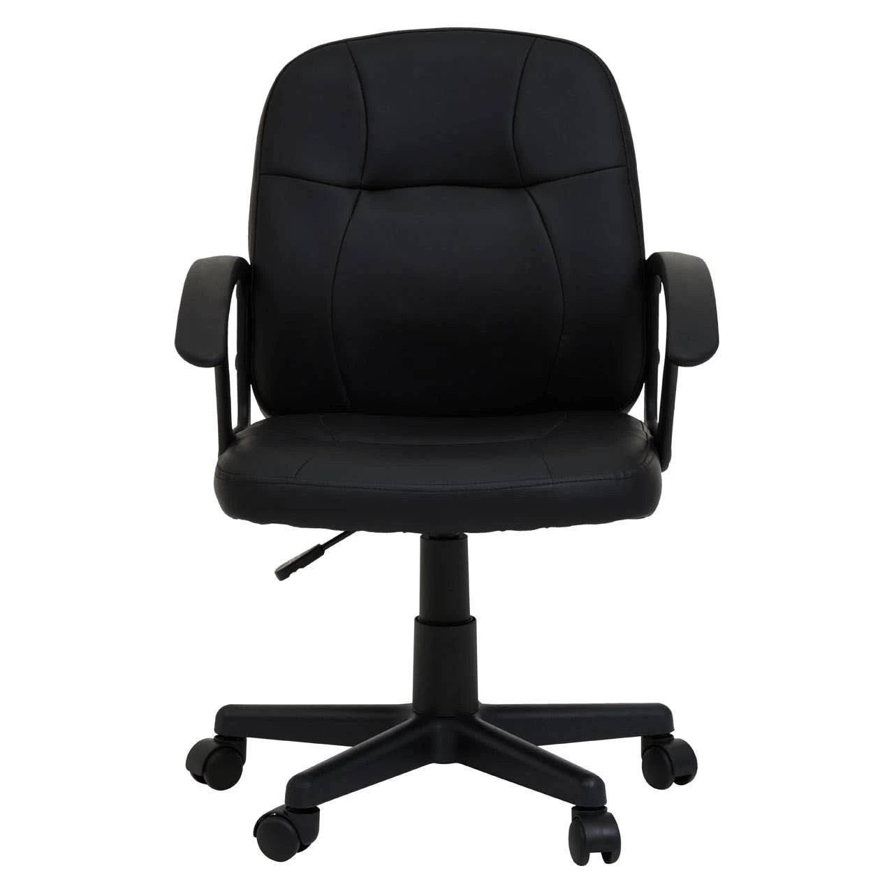 Brent Black Small Home Office Chair