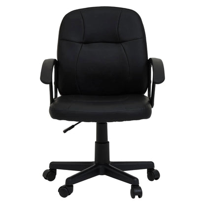 Brent Black Small Home Office Chair