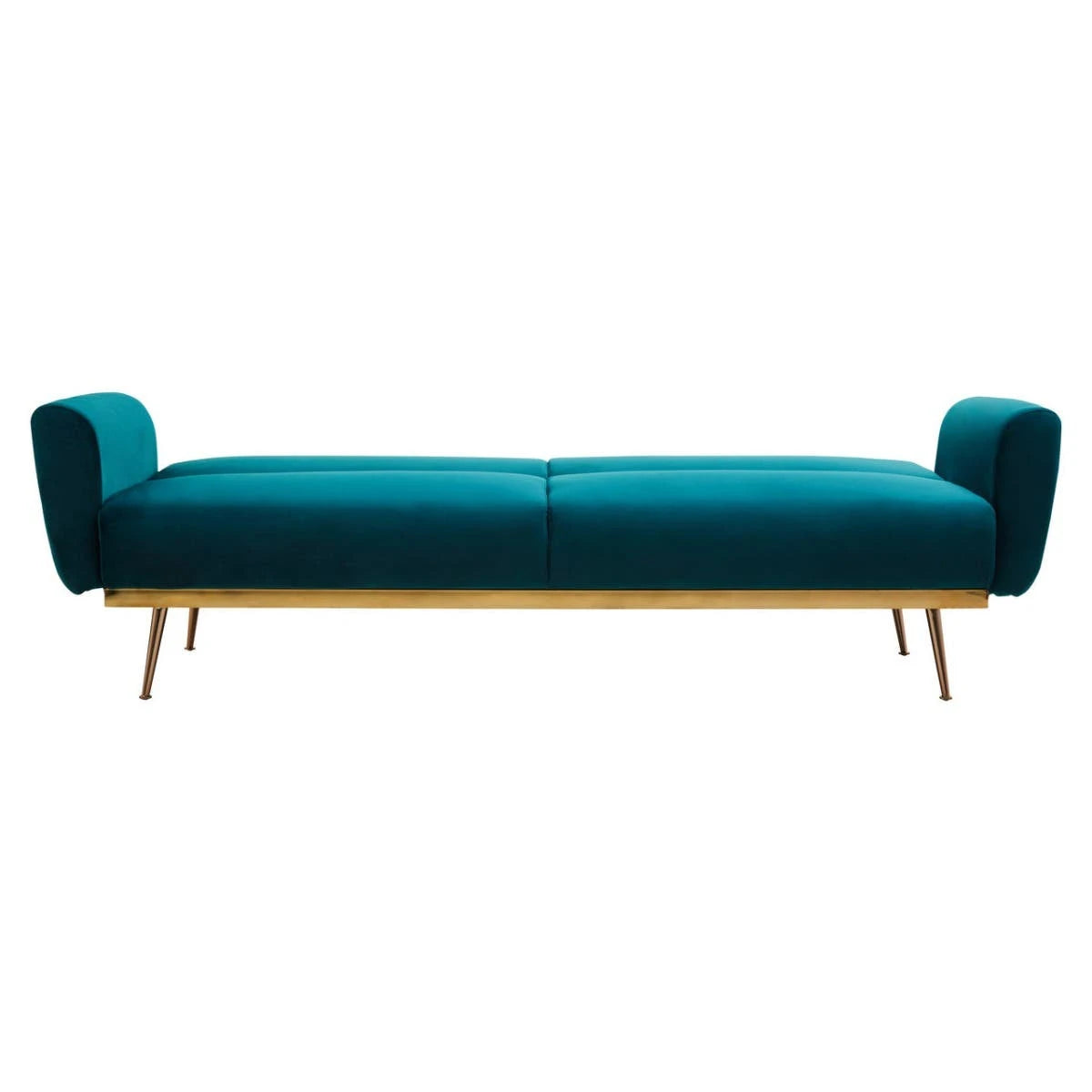 Hatton Green Velvet Sofa Bed In Stock