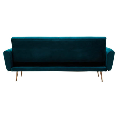 Hatton Green Velvet Sofa Bed In Stock