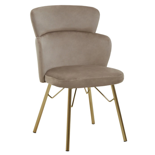 Veneto Mink Velvet Chair