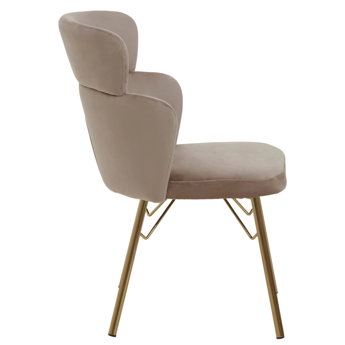 Veneto Mink Velvet Chair