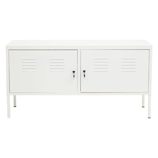 Academy Two Door White Locker Cabinet