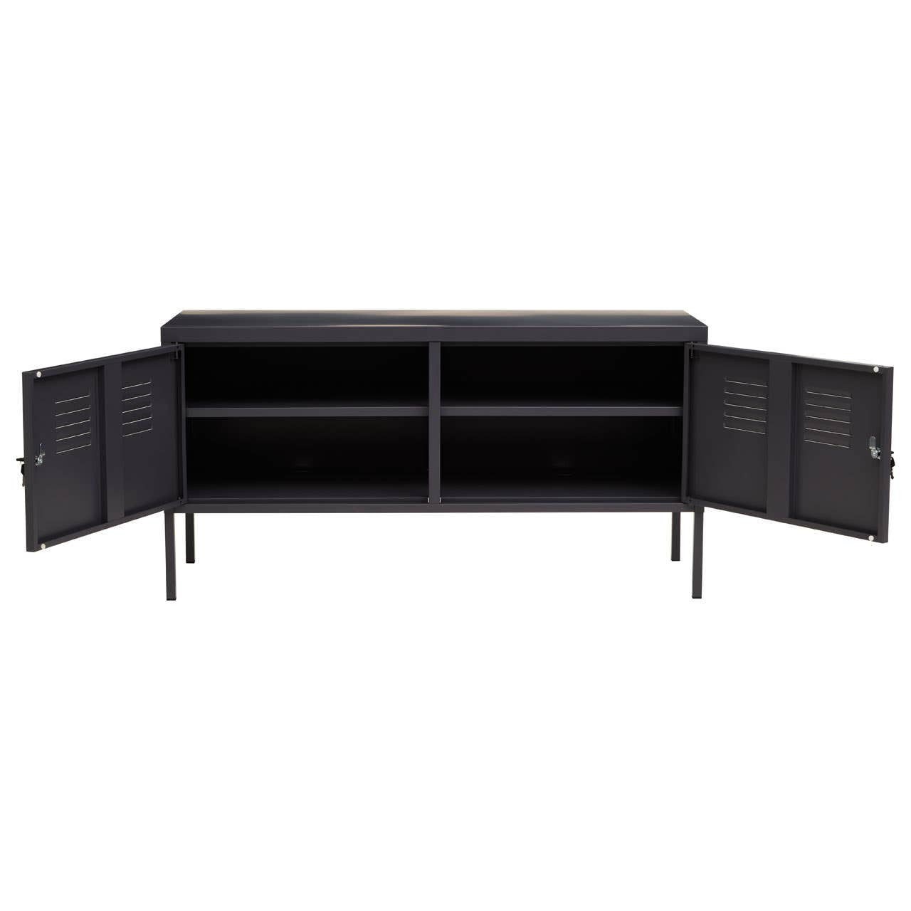 Academy Two Door Grey Locker Cabinet