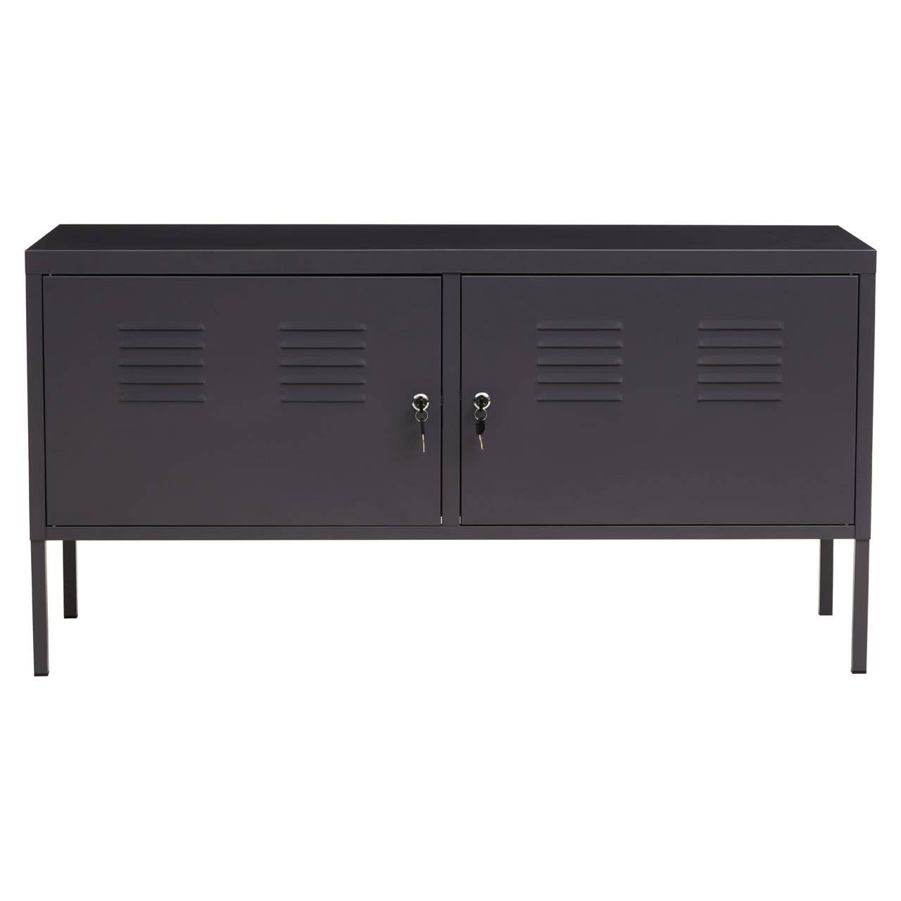 Academy Two Door Grey Locker Cabinet