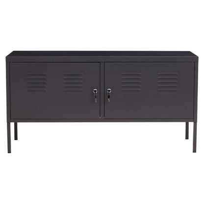Academy Two Door Grey Locker Cabinet