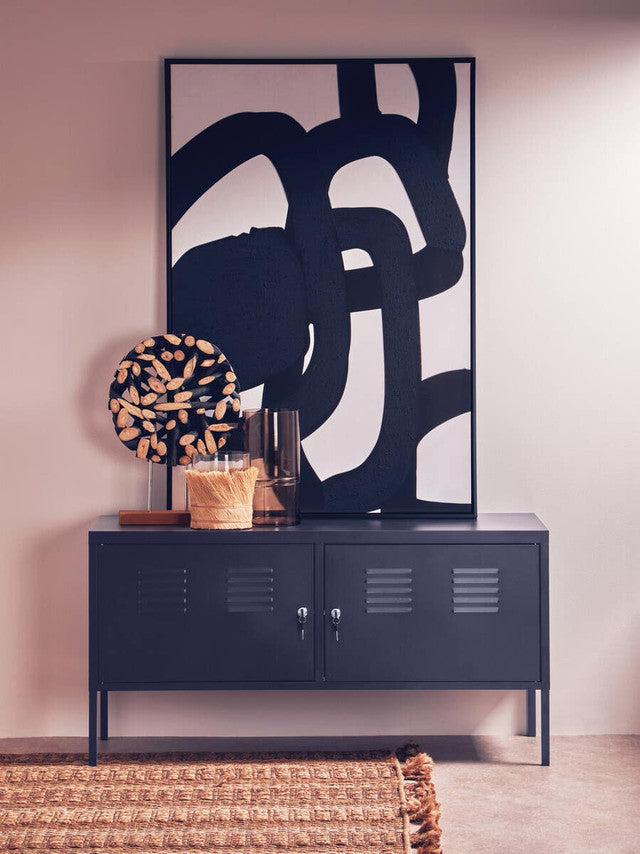 Academy Two Door Grey Locker Cabinet