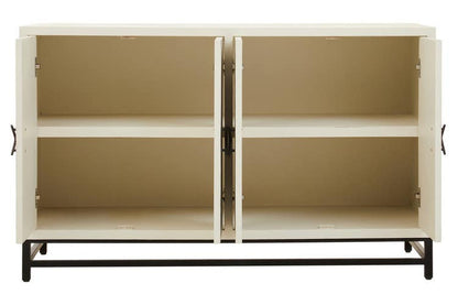 Lombok Rustic Chevron 4 Door Sideboard
