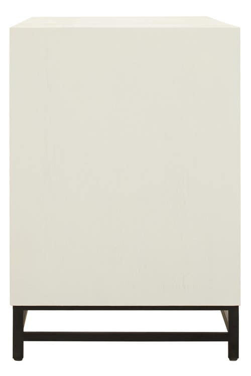 Lombok Rustic Chevron 4 Door Sideboard