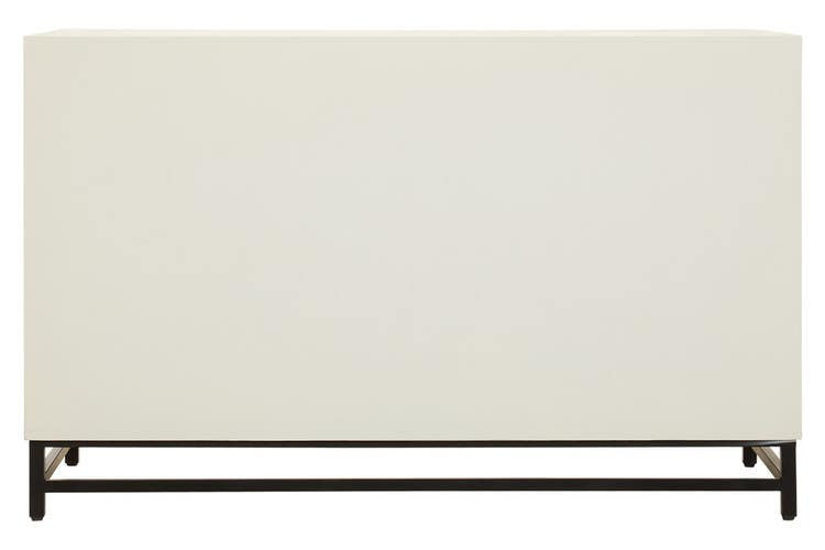 Lombok Rustic Chevron 4 Door Sideboard