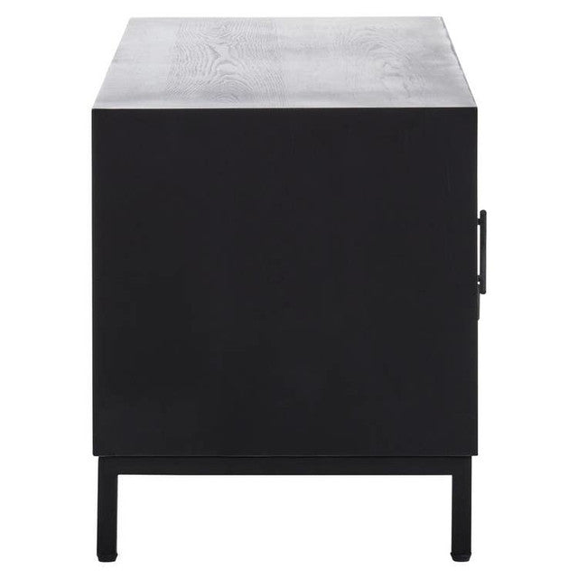 Lombok Rustic Chevron and Black Frame Media Unit