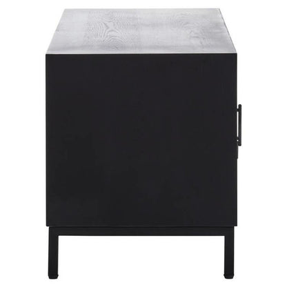 Lombok Rustic Chevron and Black Frame Media Unit
