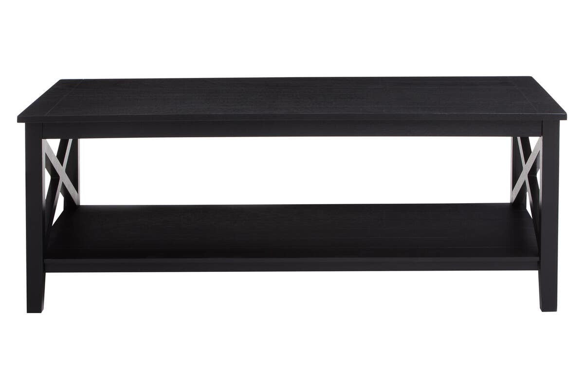 Heritage Black Wood Coffee Table
