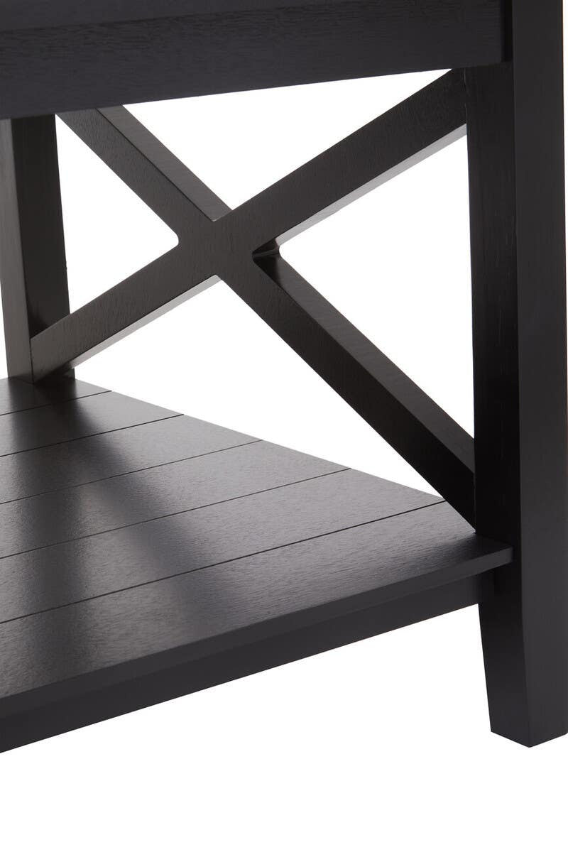 Heritage Black Wood Coffee Table