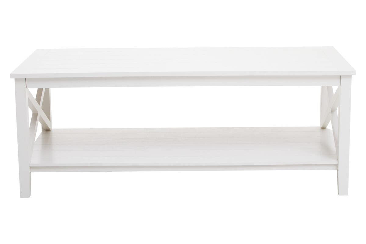 Heritage White Rectangular Coffee Table