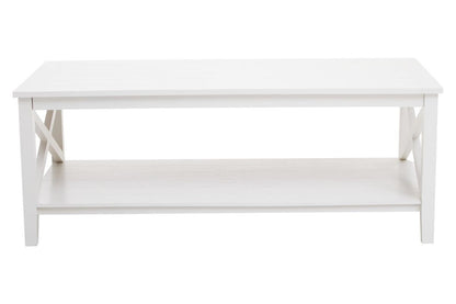 Heritage White Rectangular Coffee Table