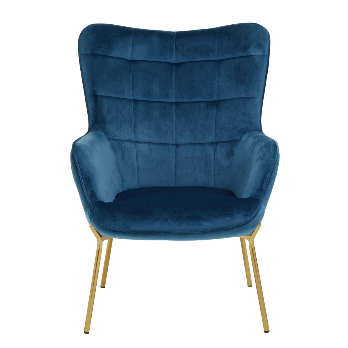 Stockholm Blue Velvet Chair