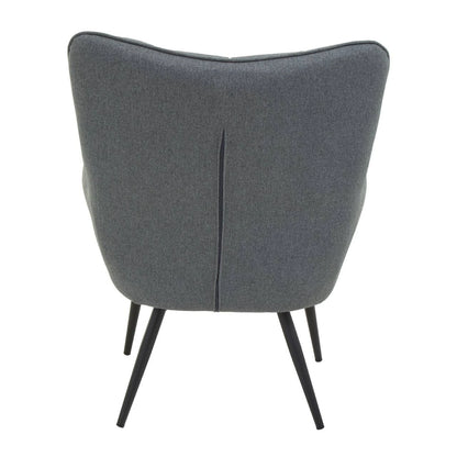 Stockholm Grey Fabric Armchair