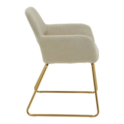 Stockholm Natural Fabric Dining Chair