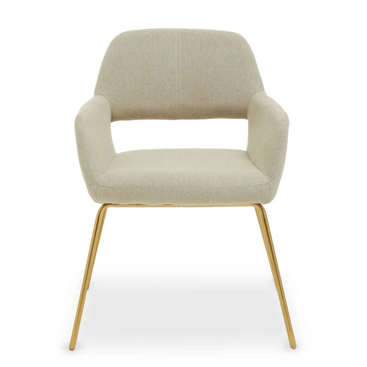 Stockholm Natural Fabric Dining Chair