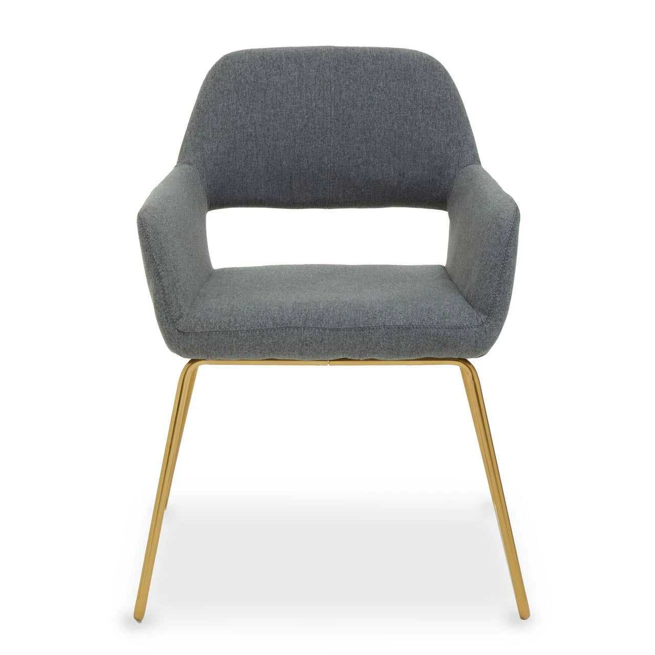Stockholm Grey and Gold Dining Chair