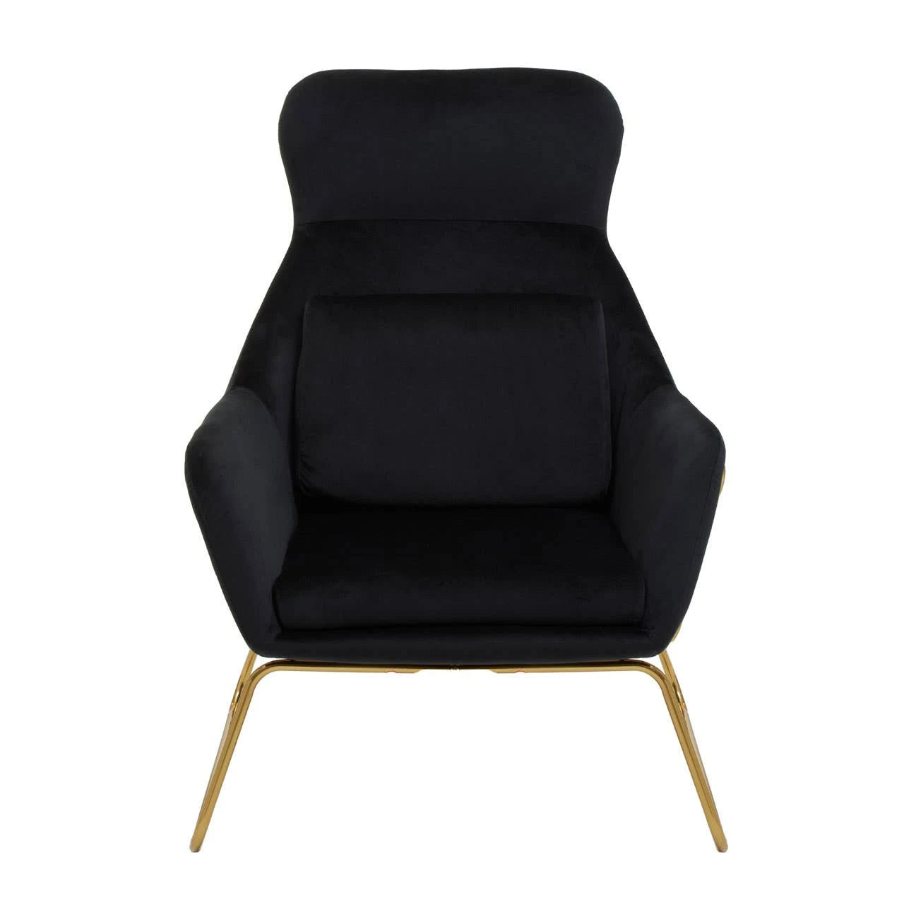 Stockholm Black Velvet Armchair