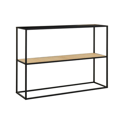 Depok 2 Tier Rattan And Metal Console Table