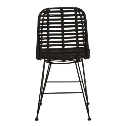 Lagom Black Natural Rattan Dining Chair