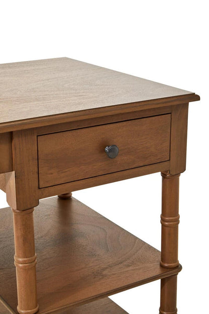 Heritage One Drawer Natural Wood Desk