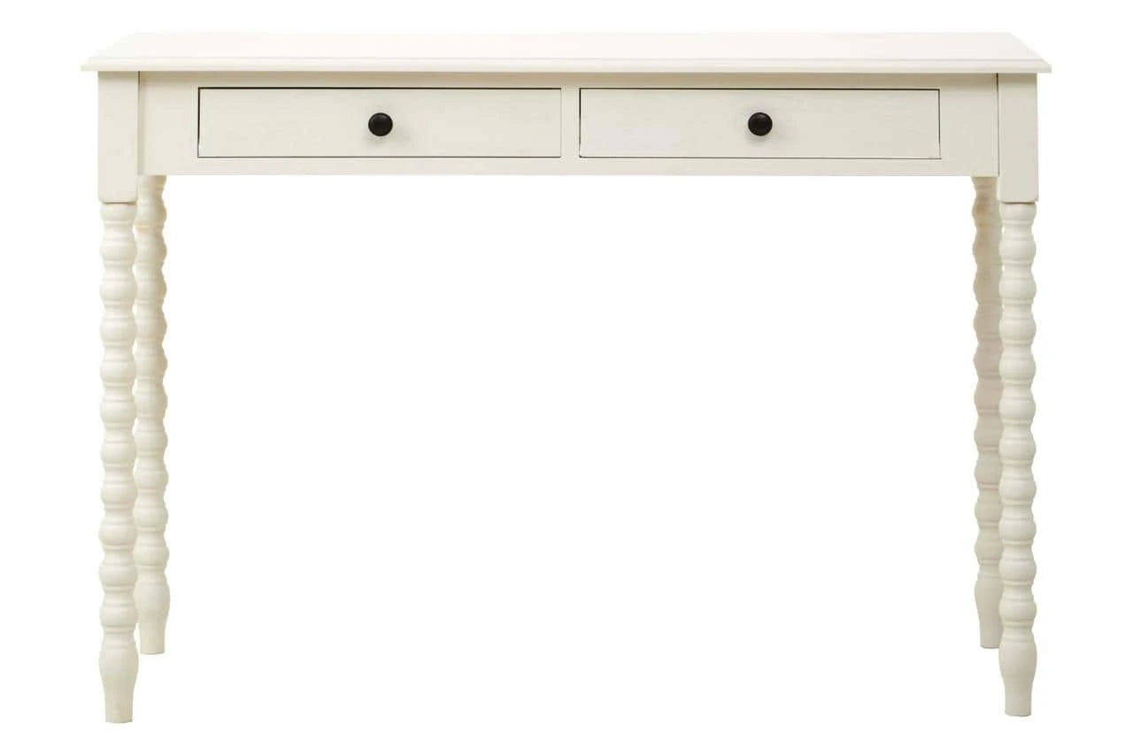 Heritage Two Drawer Ivory Desk