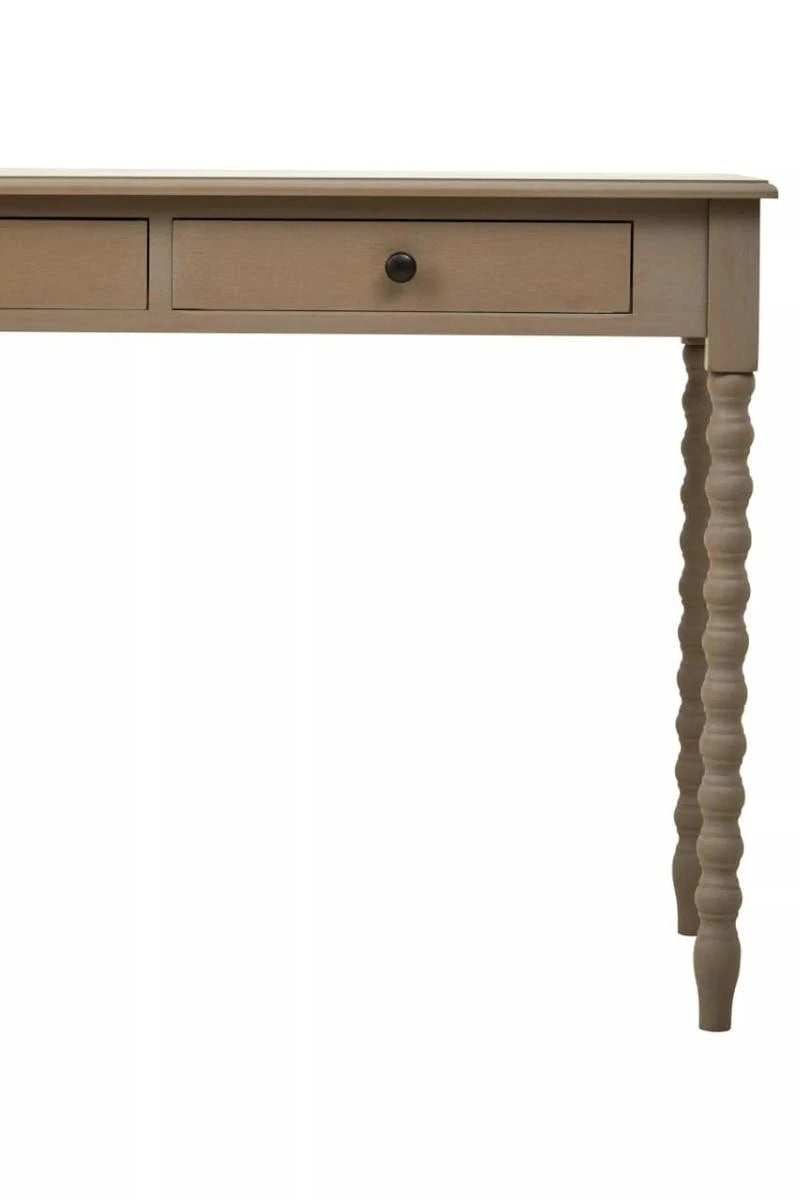 Heritage Two Drawer Desk with Natural Wash