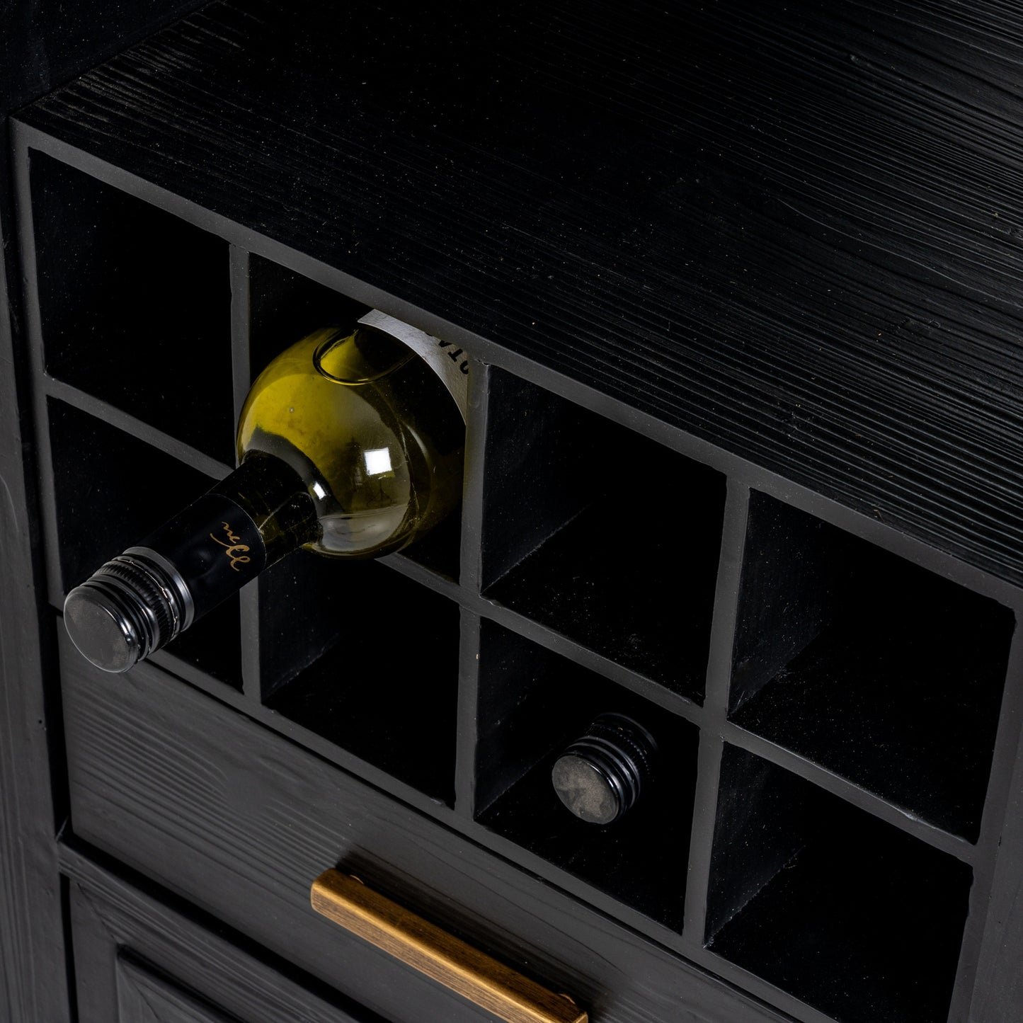 Lennox Black Drinks Unit