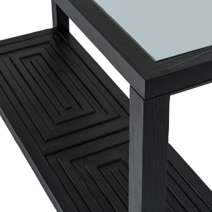 Lennox Black Console Table