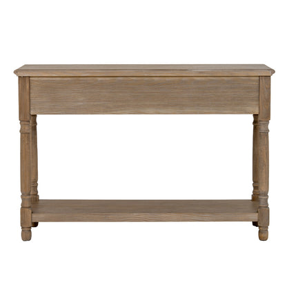 Delphine Collection 3 Drawer Console With Shelf