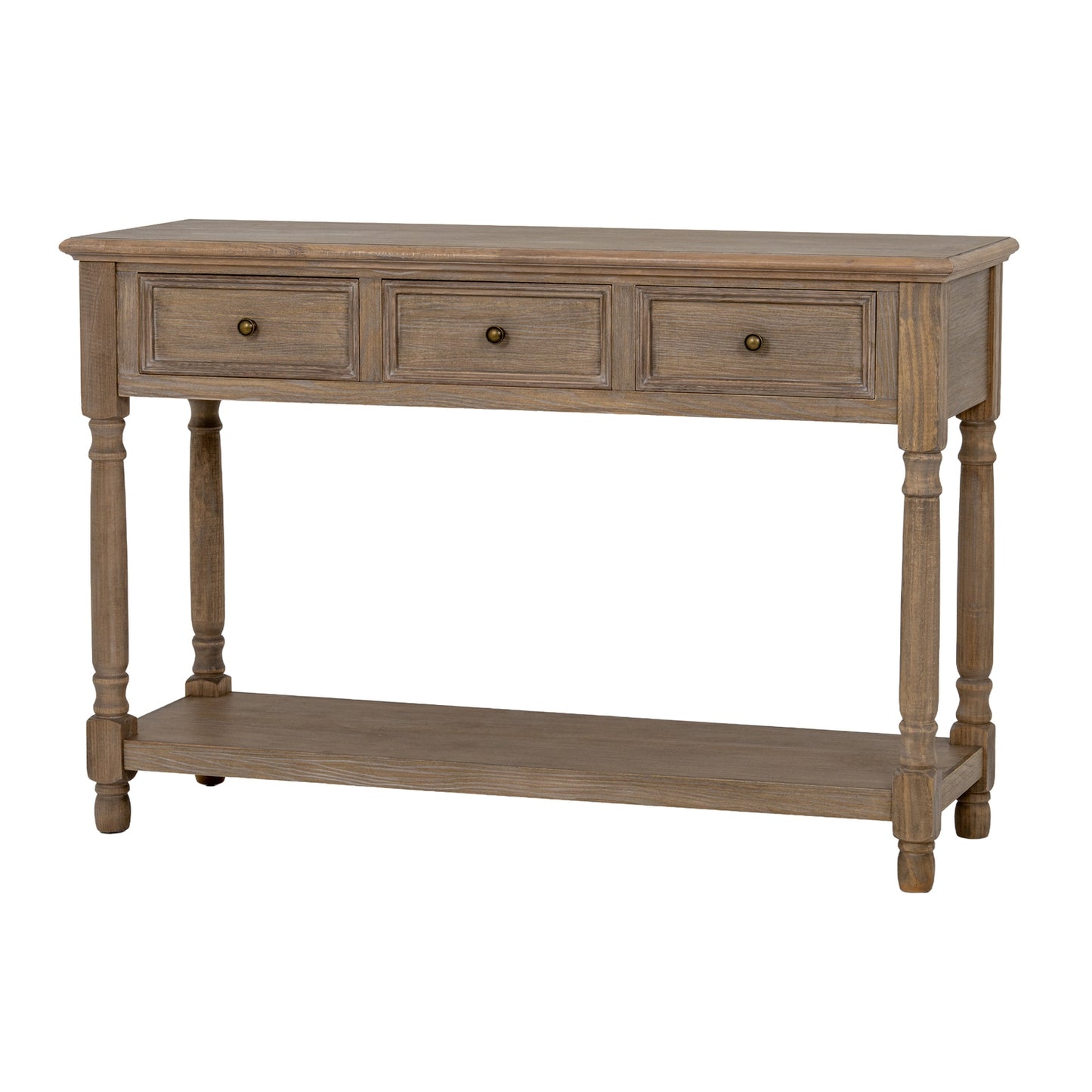 Delphine Collection 3 Drawer Console With Shelf