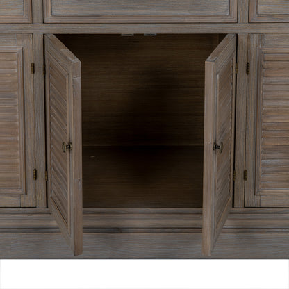 Delphine Collection 6 Door 3 Drawer Large Dresser Base