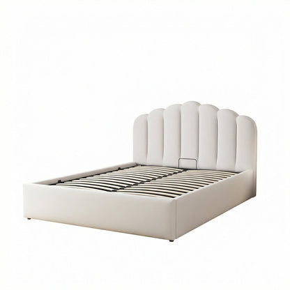 King Fabric Ottoman Bed Frame