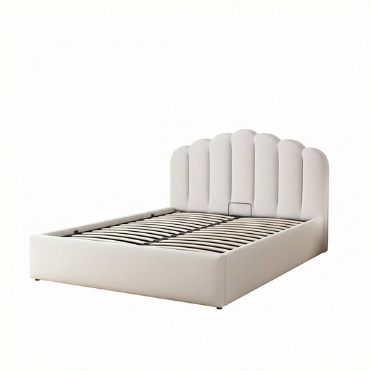 King Fabric Ottoman Bed Frame