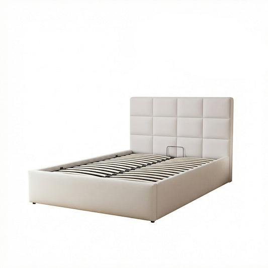 Double Fabric Ottoman Bed Frame
