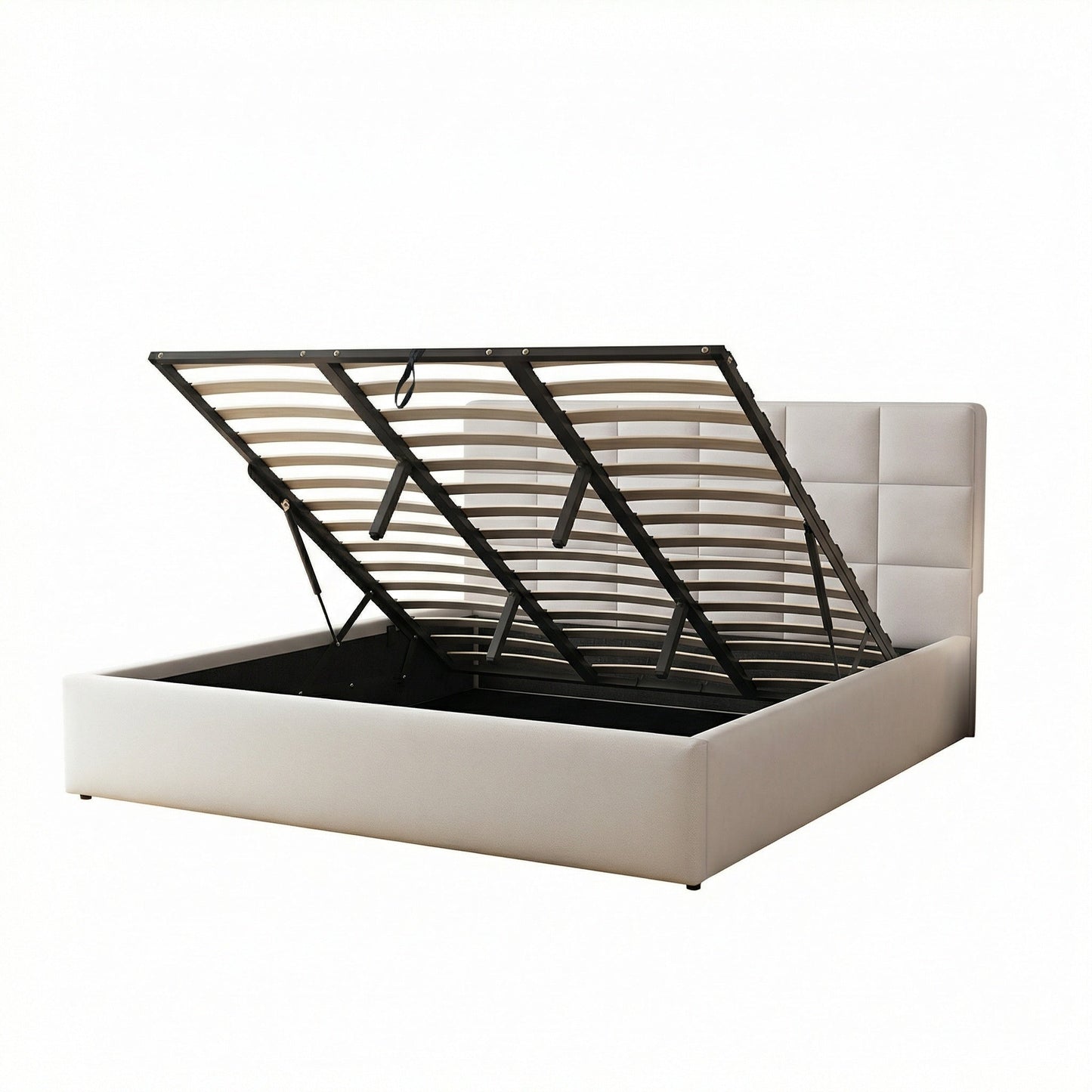 Superking Fabric Ottoman Bed Frame