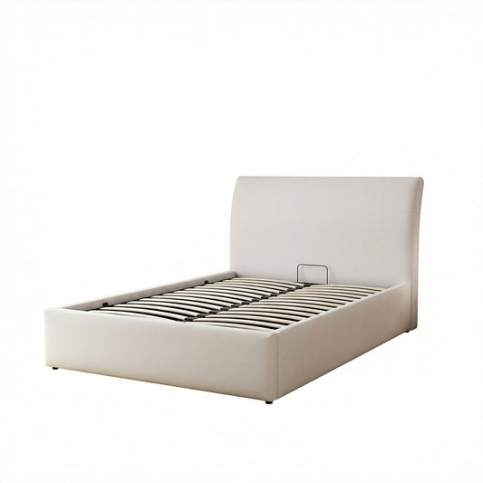 Double Fabric Ottoman Bed Frame