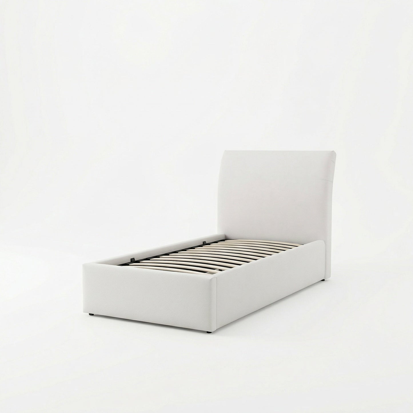 Single Fabric Ottoman Bed Frame