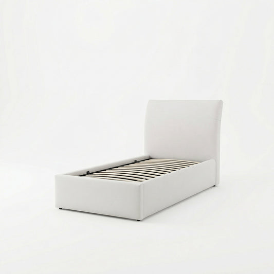 Single Fabric Ottoman Bed Frame