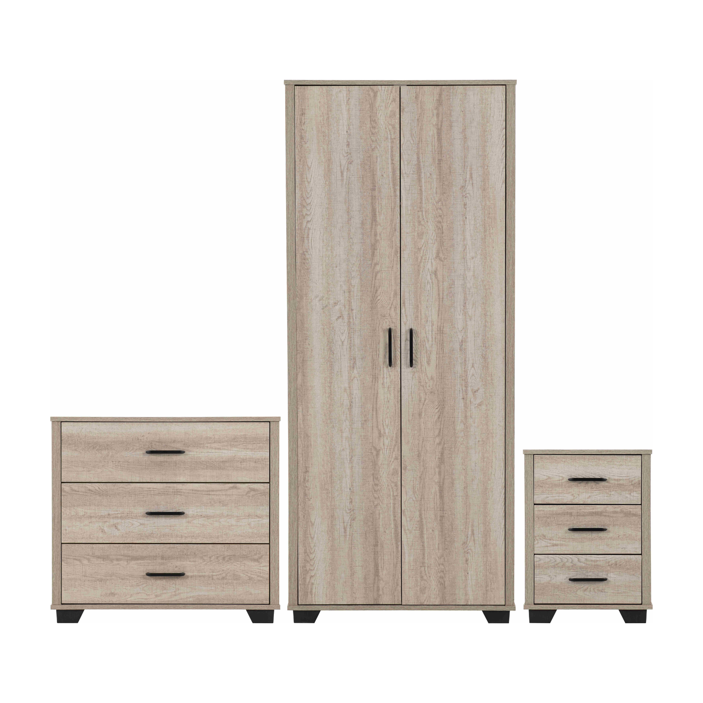 Oliver Trio Set - Light Oak Effect