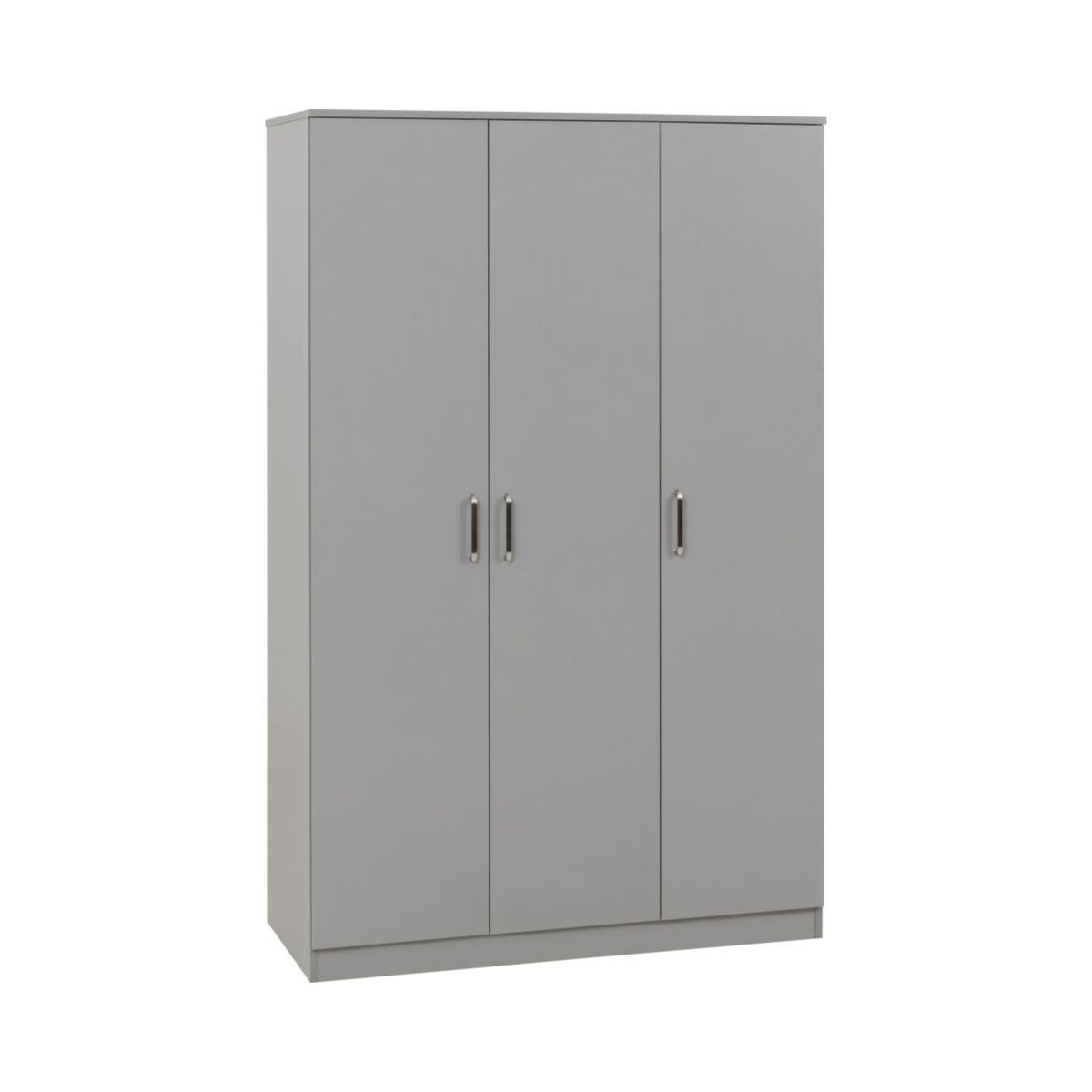 Dakota 3 Door Wardrobe – Light Grey